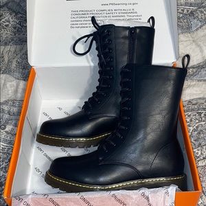 Lace up Combat Boots